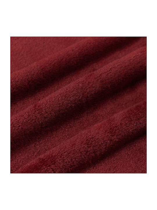 vidaXL vidaXL Three-Seater Sofa Throw Fleece 240x270cm Veraman Red