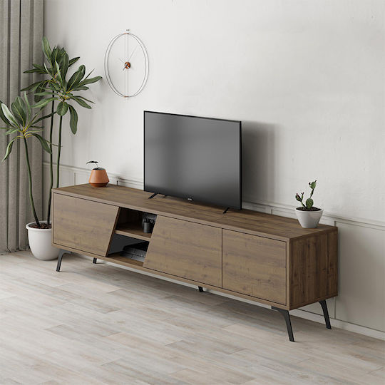 TV Stand Fiona Light Walnut L180xD35.6xH48cm