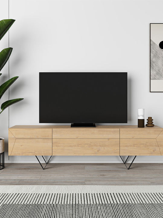 Телевизионно Мебелче Jacomen Sapphire Oak Д160xДл35xВис43см