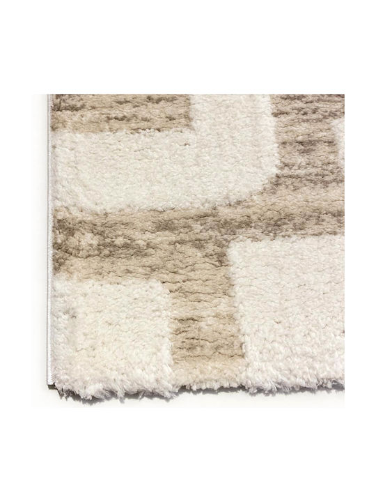 Beauty Home Puffy 9657 Modern Bedroom Rugs Set Beige BH390681 3pcs