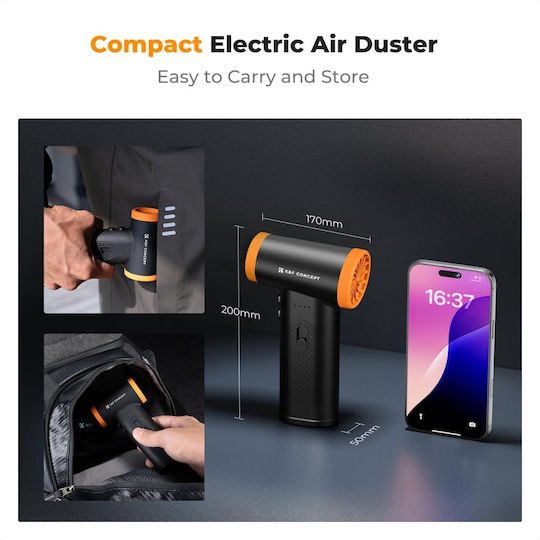 K&F Concept Car Hand Vacuum & Blower 2 in 1 Rechargeable 12V 10W