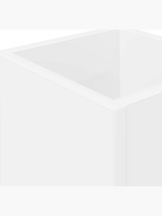 vidaXL Ομπρελοθήκη Μεταλλική Λευκή 20x20x55.5cm vidaXL Ομπρελοθήκη Μεταλλική Λευκή 20x20x55.5cm