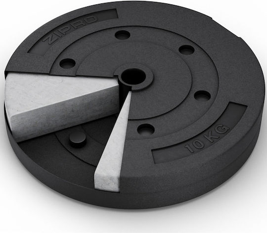 Zipro Bituminous Rubber Plate 1 x 10kg Ø31mm