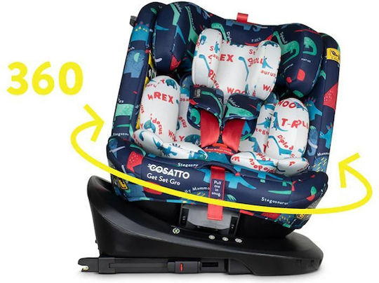 Cosatto Get Set Gro Детско Столче за Кола i-Размер с Isofix D Is For Dino