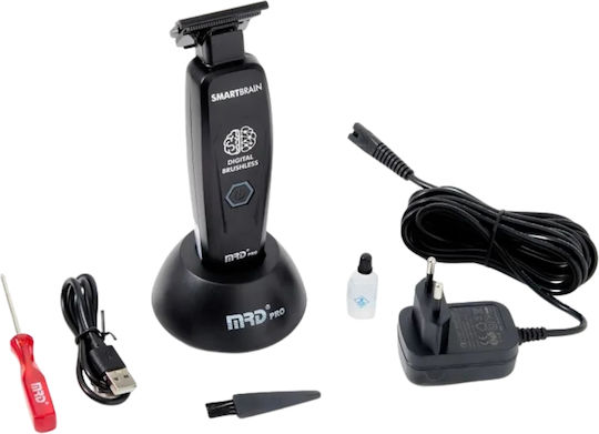 MRD Pro Επαγγελματική Επαναφορτιζόμενη Κουρευτική Μηχανή Μαύρη GMT-90-4BLACK