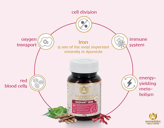Maharishi Ayurveda Radiant Skin 60 Tablets Skin Health