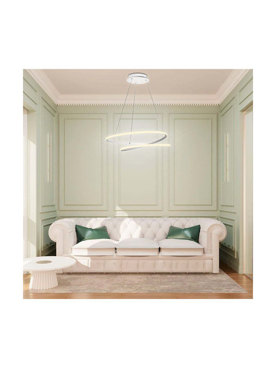 Vivalux Dream Lustră Alb 60cm.