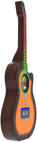 The Source Guitar Ηχείο Bluetooth με Ραδιόφωνο Καφέ