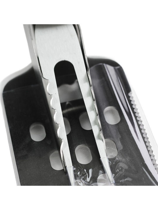 BBQ Grillwerkzeug-Set Zange Tranchiergabel Spatel Kunststoffgriff BBQ11-5051 Viosarp