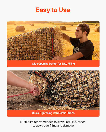 Vevor Nets for Hay 150x150x150cm
