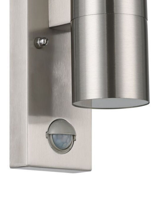 Eglo Riga Wall-Mounted Outdoor Spot Light GU10 IP44 Double Beam 6.5x21.5x21.5εκ.