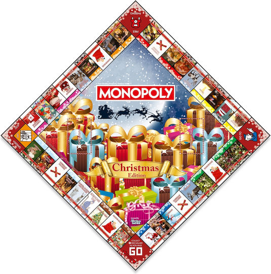 Настолна игра Monopoly Christmas Edition за 2-6 играчи 8+ години (EN) Winning Moves