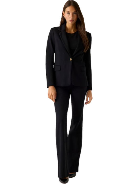 Guess Long Women's Waisted Blazer Black