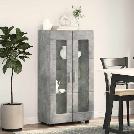 Living Room TV Unit Grey L55.5xW29xH100cm