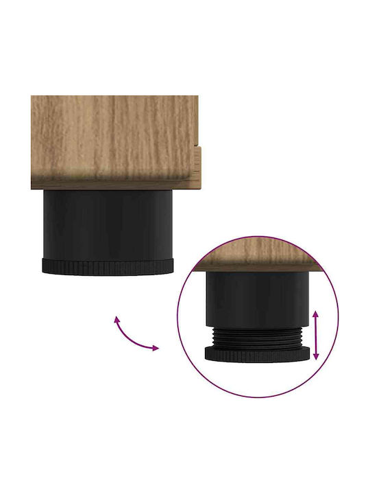 Σύνθετο Σαλονιού Artisan Oak Μ55.5xΒ29xΥ100εκ.