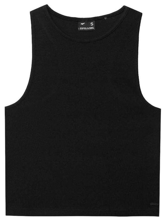 Women's Athletic Blouse Sleeveless Black