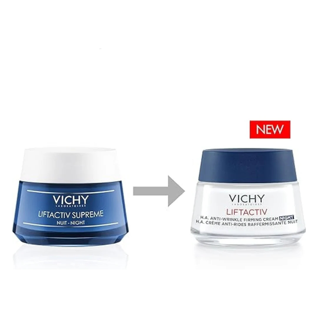 Vichy Liftactiv Hyaluronic Specialist H.A. Κρέμα Προσώπου Νυκτός για Αντιγήρανση & Σύσφιξη 50ml