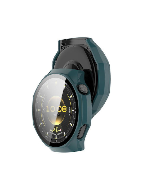 Plastic Case with Glass in Green color for Huawei Watch GT 6 Pro