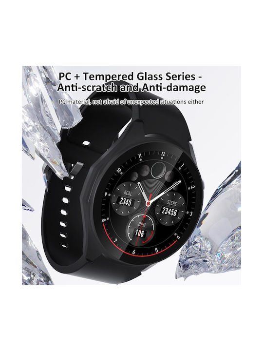 Пластмасов Калъф със Стъкло в Зелен цвят за Huawei Watch GT 6 Pro 46мм