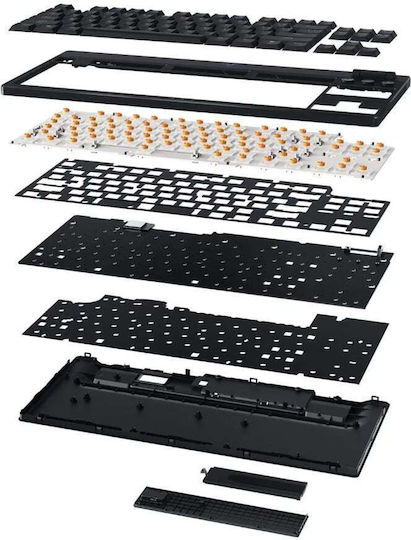 Razer BlackWidow V4 Low Profile Wireless Gaming Mechanical Keyboard Tenkeyless with Razer Yellow Switches and RGB Lighting English US