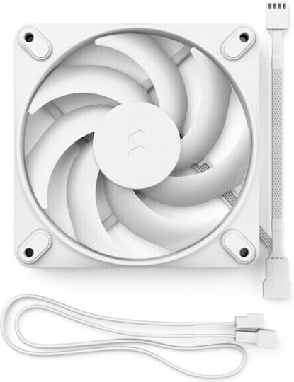 Fractal Design FD-F-MO1-1202 Корпусен вентилатор 120мм с Бял осветление и връзка 4-изводна ШИМ 1бр Бял