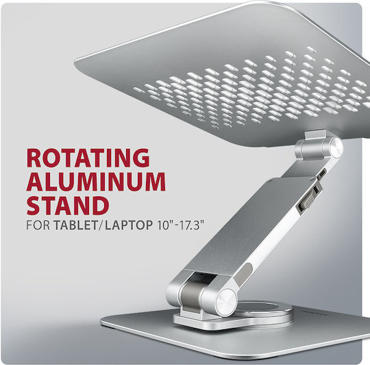Axagon ACC Stand Stand for Laptop up to 17" Silver