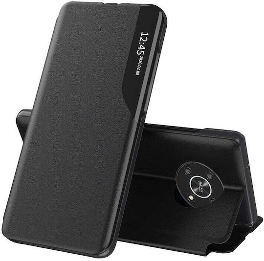 Case Honor Magic4 Lite Skyddar Innovation Efold Book Type Set Sticker Black