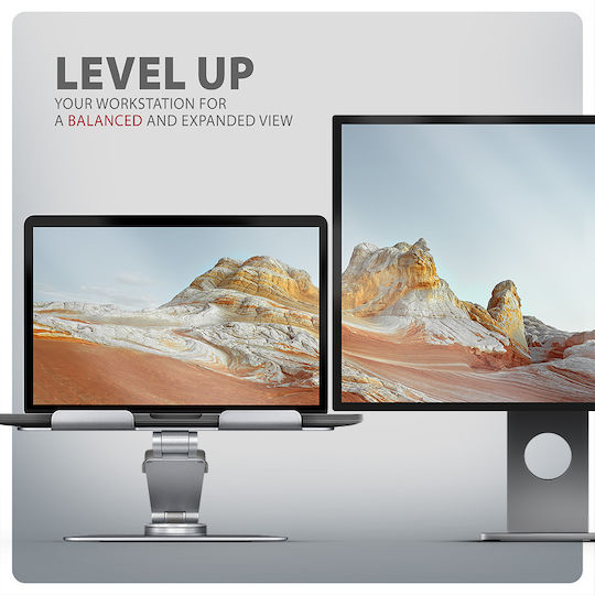 Axagon ACC Stand Stand for Laptop up to 17" Silver