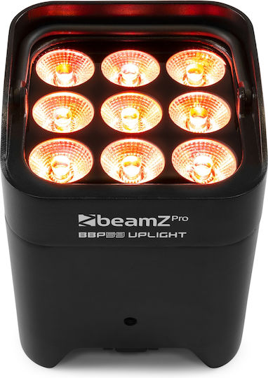 Beamzpro Bbp59 Αρχιτεκτονικός Προβολέας Αποσπόμενη Μπαταρία 9x12w Ip65 Αρχιτεκτονικός Προβολέας Αποσπόμενη Μπαταρία 9x12w Ip65