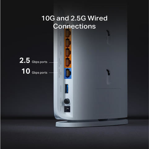 TP-LINK Archer BE220 Wireless Router Wi‑Fi 7 with 4 Gigabit Ports