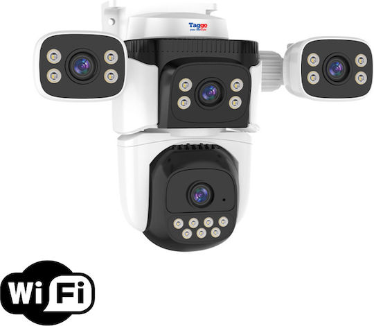 Taggo TAG621-WIFI-12MP Cameră de Supraveghere IP Wi-Fi cu Comunicare Bidirecțională