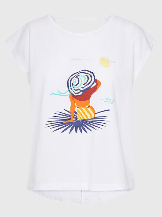 Funky Buddha T-Shirt Λευκό