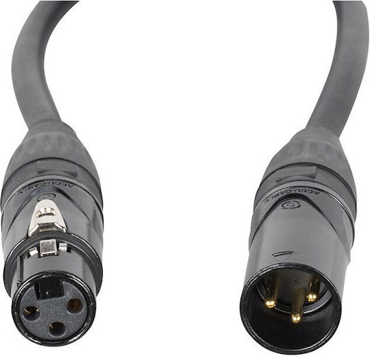 Accu-Cable Ac-pro Cable XLR male - Μαύρο 0.3m