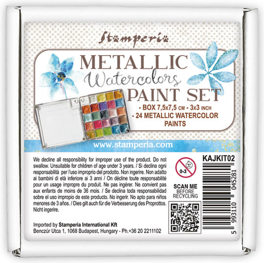 Watercolours Set 24 Colours