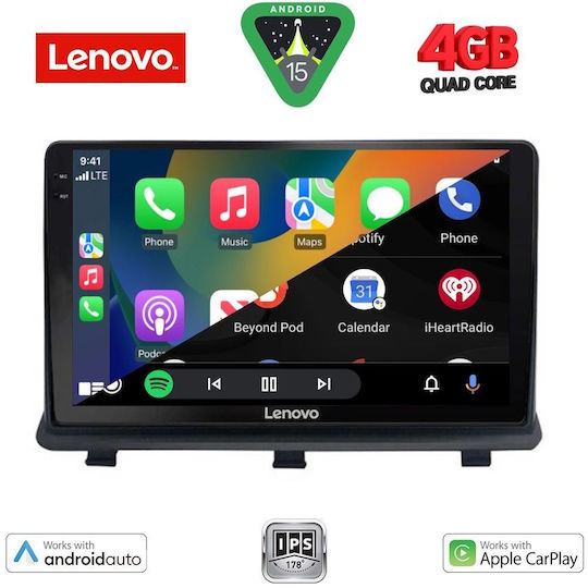Lenovo Ηχοσύστημα Αυτοκινήτου για Opel Antara 2006-2016 (Bluetooth/USB/WiFi/GPS/Apple-Carplay/Android-Auto) με Οθόνη Αφής 9"