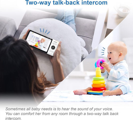 Vtech Безжична бебешка монитор система , двупосочна комуникация и мелодии