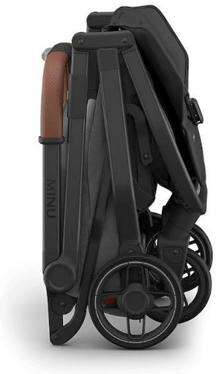 UPPAbaby Minu V3 Καρότσι Μωρού Kατάλληλο για Nεογέννητο Charcoal Melange 7.6kg