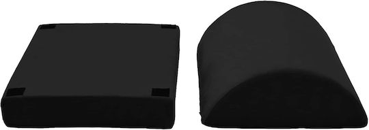 vidaXL Leg Seat Cushion 44x29x17cm Black 42020246