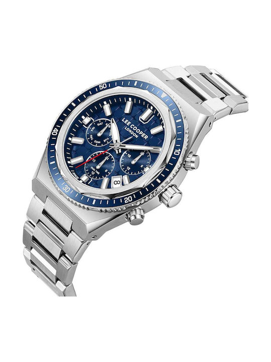 Lee Cooper Dual Time Watch Battery with Metal Bracelet