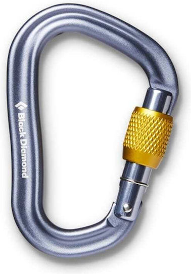 Black Diamond Carabiner Screwgate Safety Carabiner 1pcs