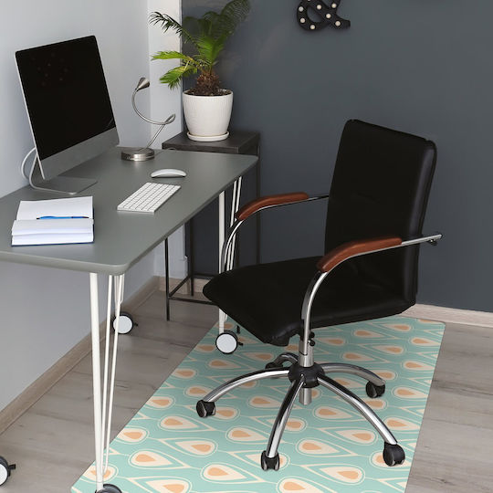 Covoraș De Protecție Pentru Pardoseală Scaun Birou Design Retro 100x70 Cm
