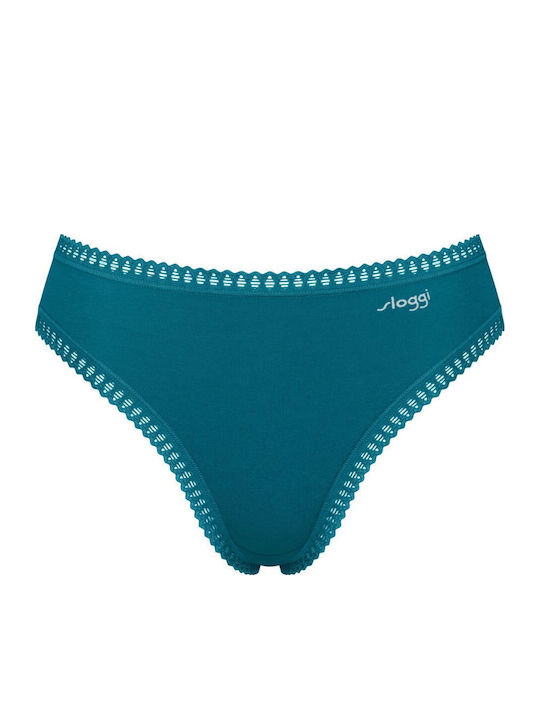 High Βαμβακερά Women's Slip 3Pack Petrol, Grey, Printed