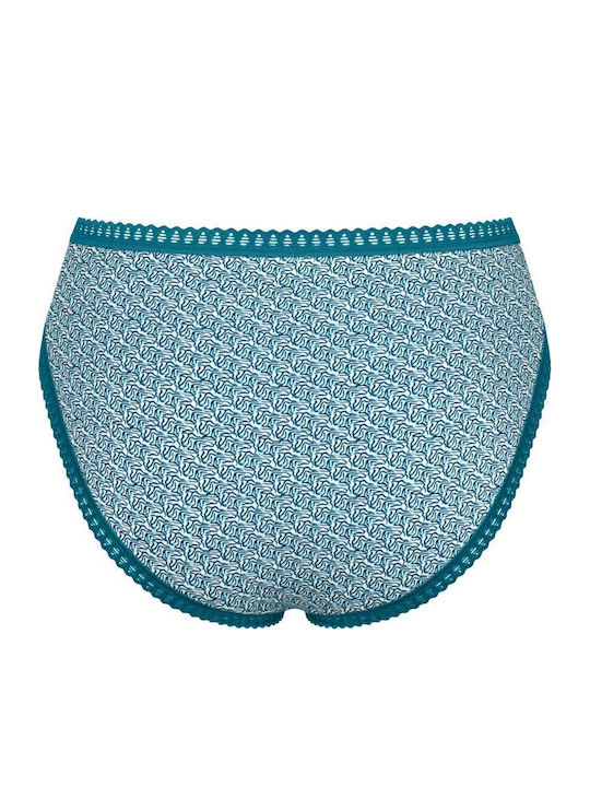 High Βαμβακερά Women's Slip 3Pack Petrol, Grey, Printed