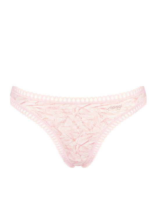 Βαμβακερά Women's String 3Pack Salmon, Coral, Printed