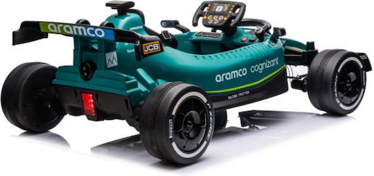 F1 Aston Martin Cu Un Loc Cu Telecomandă Licențiat 24 Volt Albastru Pentru 3+ Ani