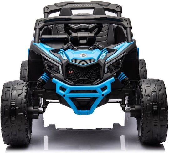 Can Am Maverick Doppelsitzer mit Fernbedienung Lizenziert 12 Volt Blau für 3+ Jahre