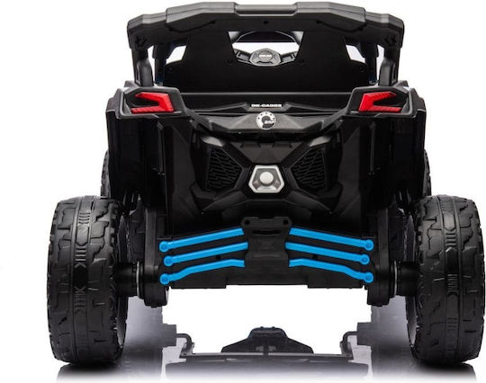 Can Am Maverick Doppelsitzer mit Fernbedienung Lizenziert 12 Volt Blau für 3+ Jahre