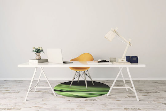 Floor Mat Design Office Chair Abstract Grass Fi 100 Cm
