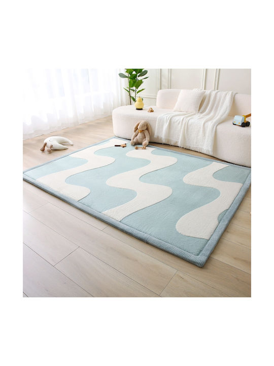 Hakuna Matte Handmade Kids Rug Light Blue 200x150cm Thickness 25mm