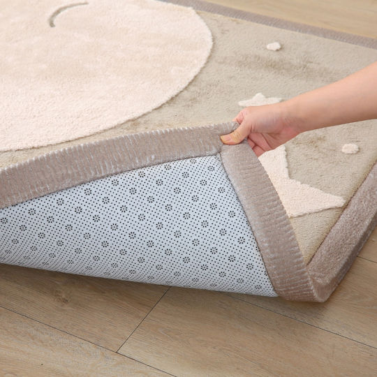 Hakuna Matte Παιδικό Χαλί Μπεζ 200x150cm Πάχους 25mm